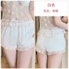 Guiruo Talla Grande Estilo Pura Pasión Satén Lencería Dulce Encaje Transparente Sexy Perezoso Plus Almohadilla para el Pecho Traje de Tres Piezas 5083