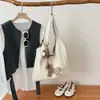 Bolsa de Hombro Nueva para Viajes de Primavera 2026 Caricatura Dulce Gran Capacidad Bolso Tote para Debajo del Brazo Bolsa para Clase de Estudiantes para Mujeres