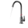 Grifo de Cocina con Agua Fría y Caliente, Lavabo de Doble Propósito para Lavar Verduras y Platos, Grifo Doméstico de Agua Fría Única con Rotación Universal, Potenciador de Presión y Características Antisalpicaduras