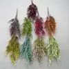 Ramo de flores artificiales, decoración de flores secas, decoración para sala de estar del hogar, accesorios para fotografía de bodas, ramo de lirios del valle, flores hechas a mano