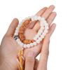 Jade blanco bodhi especificaciones 7*9 hombres y mujeres con el mismo estilo amantes casual versátil moda madera texto cuentas pulsera