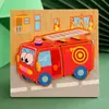 Bloques de Construcción para Niños de Preescolar 2-3-4 Años Bebé Educación Temprana Beneficiando el Desarrollo de la Inteligencia Niños y Niñas Juguetes de Rompecabezas Tridimensional