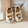Zapatos Planos de Cuero para Niñas Muñeca de Dibujos Animados Encaje Lindo Planos 2026 Primavera Nuevos Planos Estilo Princesa para Niños