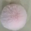 Venta al por mayor de fábrica bola de pelo imitación color conejo Rex bola de pelo artificial accesorios para ropa, zapatos y sombreros colgante bola de felpa