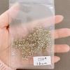 Pedras Strass Pontiagudas Brancas para Nail Art, Pedras Strass Pequenas Transparentes para Preencher Espaços, Pedras Strass Pontiagudas Redondas para Decoração de Unhas