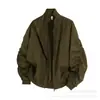 Chaqueta Tres Pruebas Arrugada Pilot Coach 2026 Nueva Chaqueta Casual para Hombre Moda Chaqueta Abrigo Talla Grande Hombre