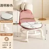 Taburete con Ruedas Giratorias para Abrir Paquetes, Taburete Bajo con Ruedas, Silla Estilo Crema, Taburete Pequeño para el Hogar para Limpiar Pisos, Acabado de Costuras y Organización de Artículos, Taburete Redondo