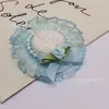 7CM Flores de Margarita Pequeñas Bordadas de Colores Accesorios para el Cabello Materiales Diademas DIY para Niños Pinzas para el Cabello Accesorios para la Cabeza