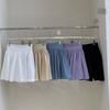 Saia Plissada Slim Romântica Estilo Francês Ls para Mulheres, Nova Saia Curta Elegante Emagrecedora de Primavera e Verão 22030