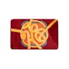 Alfombra de Felpa Suerte y Fortuna, Felpudo para Baño, Alfombrilla de Baño con Borlas Absorbente de Agua Antideslizante para Puerta de Inodoro, Alfombrilla de Piso para Baño