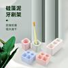 Frete Grátis Liquidação Porta-Escova de Dentes de Terra de Diatomáceas Suporte para Escova de Dentes Elétrica Saboneteira Porta-Escova de Dentes Simples Absorvente de Água