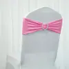 Correas de Hebilla de Diamante Gratis de Amazon Transfronterizas Funda Elástica para Silla de Hotel Boda Anillo de Correa de una Sola Capa Mariposa