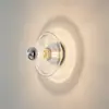 Luminária de parede de vidro com padrão de ondas de água estilo antigo designer retrô parede de fundo personalizada corredor corredor teto decorativo