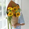 Novo Buquê Gigante de Casquinha de Sorvete com Papel Envolto Espesso para Flores, Materiais Florais Artesanais de Floricultura de Luxo