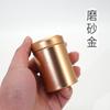 Pequenas latas redondas pequenas embalagens de chá latas de presente metal fosco metal selado latas de chá portáteis jarra de folha de flandres