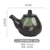 Olla de condimentos estilo japonés transfronteriza creativa botella de cerámica para condimentos frasco de condimentos salsa restaurante hotel fabricantes de vajilla de cerámica al por mayor