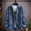 Entrega de comércio exterior transfronteiriço camisa masculina promoção principal - nova camisa estampada personalizada masculina estilo Hong Kong temperamento roupa exterior