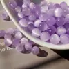 Super Qualidade 6mm Contas Redondas Olho de Gato Escovado, Miçangas Pequenas Tipo Arroz, Acessórios Artesanais DIY, Pulseiras de Contas, Colares, Contas Soltas, Acessórios de Joias