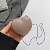 Bolso Pequeño Versátil de Corazón con Incrustaciones de Diamantes de Nicho para Mujer 2025 Verano Nuevo Estilo Bolso de Hombro para Cena de Celebridad Bolso Cruzado de Moda