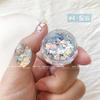 Estilo Japonês e Coreano INS Beleza Doce Nail Art Glitter Lantejoulas Grandes Super Brilho Glitter de Fada Decoração de Unha Branca
