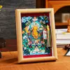 Estatua de Buda Thangka, Retrato de Bodhisattva, Salón Budista, Estudio, Escritorio de Oficina, Marco de Fotos, Pintura Colgante, Adornos de Escritorio de Animales del Zodiaco Budista