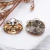 K9 Transparente Sin Base Brillante 8*12 Huevo de Paloma Bola de Diamante Apilable Acabado de Pedrería Decoraciones de Uñas Portátiles de Lujo Ligero