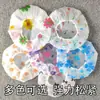 Gorro de ducha impermeable de doble capa para uso doméstico, engrosado y elástico, gorro de protección para el cabello en la ducha para mujer, gorro de baño simple anti-humedad para el cabello