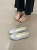 Sapatilhas Redondas Estilo Francês 2026 Primavera/Verão Femininas de Calçar Baixas Retrô com Solado Macio Sapatos de Vovó