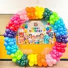 Balões foscos transfronteiriços de 10 polegadas, 1,5 gramas, balões foscos para visitar os EUA, adereços para fotos, balões de decoração de aniversário e casamento