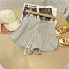 Pantalones Cortos Deportivos con Letras para Mujer, Pantalones de Pierna Ancha, Verano Nuevo, Cintura Alta, Sueltos, Delgados, Forma A, Casual, para Casa, Fitness, Pantalones Cortos Hot