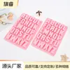 26 Letras Inglesas Maiúsculas Molde de Silicone para Chocolate Molde para Assar Lanches DIY Molde de Chocolate Artesanal