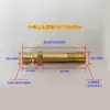 Boquilla de Agua para Molde Estándar Británico 1234 Extendida 1/8 Boquilla de Agua Máquina de Temperatura de Molde Conector de Tubo de Teflón 1/4 3/8 Conexión