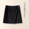 Conjunto de Duas Peças Estilo Blazer com Saia Curta Profissional para Mulheres, Novo Modelo Fino de Verão 2026, Saia Lápis Elegante Versátil de Caimento Justo