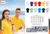 99216#190g Algodón Lanjing Súper Fresco Color Sólido Cuello Secundario Manga Corta Solapa Camisa POLO Grupo T Ropa de Trabajo Ropa de Trabajo