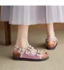 Sandalias Romanas de Playa Casuales Versátiles de Verano para Mujer, Cómodas de Cuero Genuino con Suela Suave y Parte Superior Suave, Zapatos Birkenstock de Moda con Bloques de Color