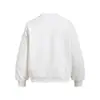 Moletom Crewneck com Letras Graffiti de Retrato Americano Masculino Primavera e Outono Solto Estilo de Rua Casual Pulôver Roupa Esportiva