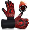 Guantes Resistentes a Altas Temperaturas para Barbacoa, Nuevos Guantes de Cocina Aislantes para Horno de Microondas, Guantes Anti-quemaduras para Barbacoa de Amazon
