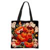 Nueva Bolsa Tote de Halloween Transfronteriza Bolsa Cruzada de Poliéster Bolsa Portátil Grande para Almacenamiento de Libros Estilo Portátil y Práctico