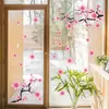 Pegatinas Sencillas de Rama y Florales para Ventanas, Escaparates, Puertas de Cristal, Decoración del Hogar, Visibles por Ambos Lados, Sin Pegamento, Adhesión Estática de PVC