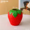 Vaso de Morango Simulados Vaso de Flores Decoração de Mesa de Alto Padrão para Casa Sala de Estar Entrada Arranjo de Flores Tulipa