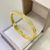 Versión de Alta Gama de una Hilera de Pulseras de Diamantes Blancos para Mujer, Chapado de Precisión 18K, Estilo de Lujo Accesible, Moda y Personalizado Circonita Dj Suministro para Transmisión en Vivo