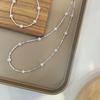 Venta caliente transfronteriza, moda ligera, lujosa, cadena de cuello de nicho, combina con todo, alta gama, estilo coreano, cadena de clavícula, collar de plata esterlina al por mayor