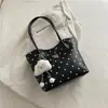 2026 Nueva Bolsa de Tote de Lunares para Mujer, Bolso de Hombro Único de Gran Capacidad, Moderno, para Viajes, Versátil, Casual, Bolso de Axila, Venta al por Mayor