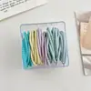 Cuerda de Amarre para el Cabello de Goma sin Costuras para Mujer, Anillo para el Cabello de Alta Elasticidad y Durabilidad, Sin Daño al Cabello, Artefacto Fijo para Cola de Caballo Alta, Cuerda para el Cabello de Bola