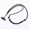 Nuevo Color de Moda Tejido a Mano Cadena Cruzada Unisex Colgante para Teléfono Móvil Colgante de Bolsa Ajustable Cordón