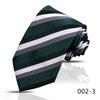 Corbata Rayada para Hombre Camisa Profesional de Negocios de Alta Gama Azul Azul Marino Anudada a Mano Corbata de 8cm Shengzhou Lista para Enviar
