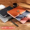 Conjunto de Caixa de Presente para Caderno Personalizado Negócios Couro Sintético Caderno B5 Fecho de Janela Retrô Diário Criativo