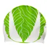 Gorros de Natación de Silicona con Estampado de Frutas Personalizados de Fábrica para Adultos, Gorros de Natación Unisex de Alta Elasticidad al por Mayor