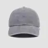 Chapéu de Trabalho de Algodão Lavado Bordado Publicidade de Grupo Boné de Beisebol 100% Algodão Chapéu de Aba Reta em Jeans Desgastado Estampado com Logo