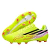 Nuevos zapatos de fútbol transfronterizos con tacos para niños, hombres y mujeres, zapatos de fútbol profesionales AG con tacos largos, zapatos de fútbol antideslizantes para césped artificial